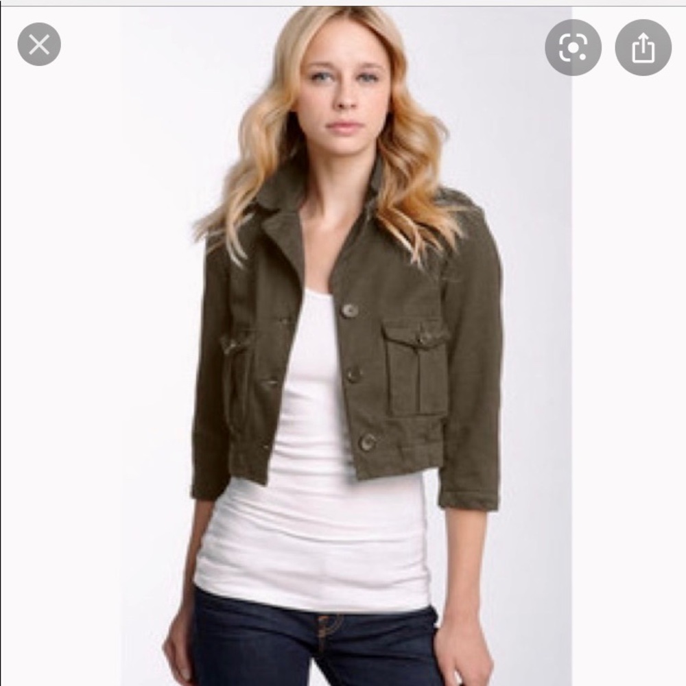NWT James Perse Cropped Jacket